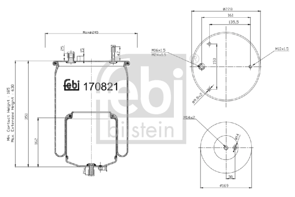 Bellow, air suspension
